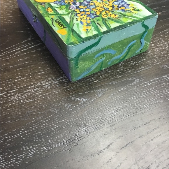 Hand painted cigar box Mexico - Picture 5 of 11